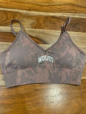 Darc Sport WOLVES Tie-Dye Top- Mauve Brown